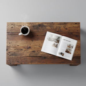 Rustic Oak Coffee Table – Hand‑Finished
