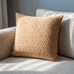 Riverstone Throw Pillow – Textured Accent